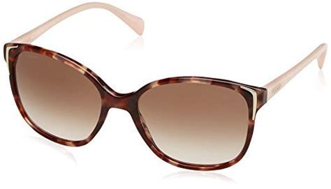 Prada PR01OS UE00A6 Spotted Brown/Pink PR01OS Round 